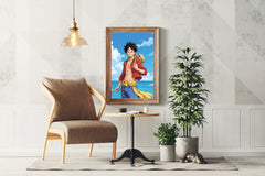 Monkey D. Luffy Anime Wall  Art