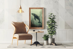 Humpback Whale Animal Wall Art