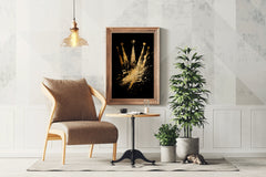 Golden Crown Wall Art