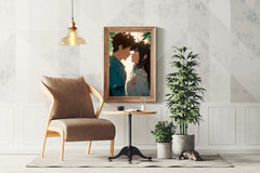 Beautiful Anime couple Wall Art