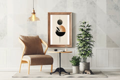 Geometric Circular Shape Abstract Wall Art