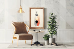 Geometric Shapes Circle Abstract Wall Art