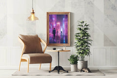 Cyberpunk Cityscape Wall Art - beink online art store