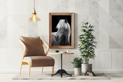 Icelandic Horse Black & White Wall Art