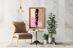 Braided Hair of A Girl Wall Art