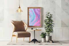 Water Color Fluid Abstract Wall Art