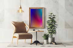 Multicolor Background Abstract Wall Art