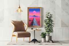 Pink Dream Farm Wall Art - beink online art store