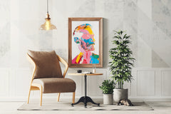 Acrylic Portrait Painting Wall Art