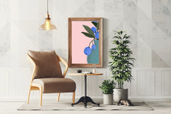 Blueberry Stem Wall Art