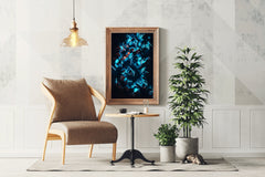 3D LED Crystals Abstract Wall Art