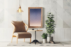 Check Pattern Abstract Wall Art