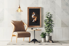 Calico Cat Animal Wall Art