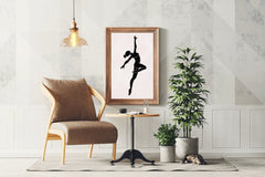 Black and White Dance Wall Art