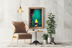 Rainy Day Mood in Anime style Wall Art - beink online art store