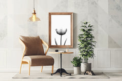 Tulip Black & White Wall Art