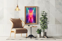 Multicolor LED Room Abstract Wall Art