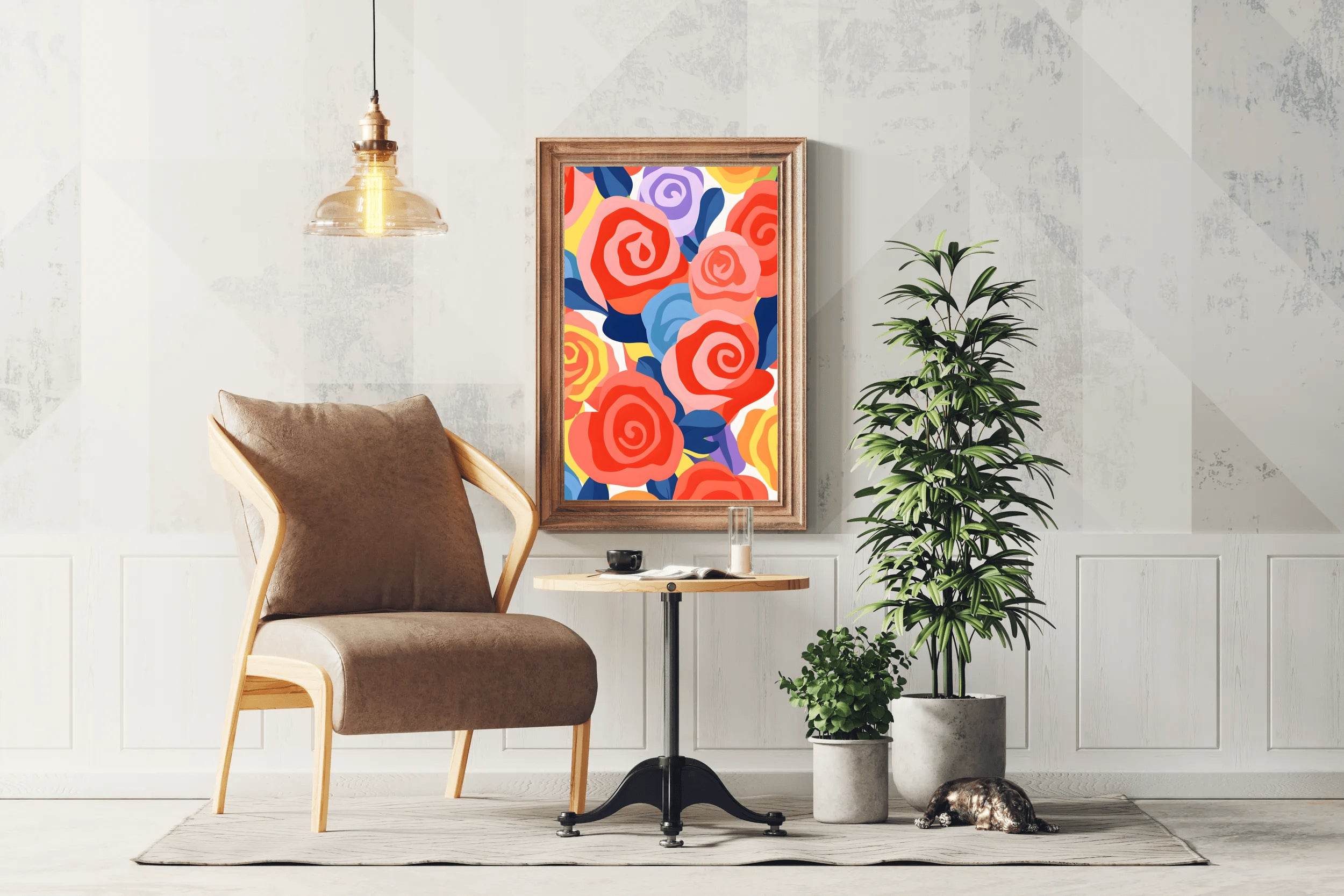 Painting Roses Wall Art - beink online art store