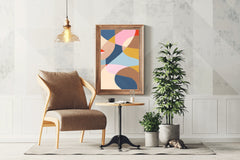 Abstract Colorful Wallpaper Wall Art