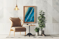 Sea Waves Abstract Wall Art