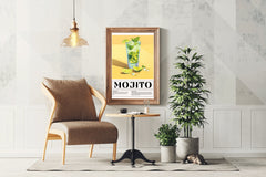 Glass of Mojito Cocktail Wall Art