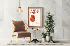 Orange Cocktail Wall Art