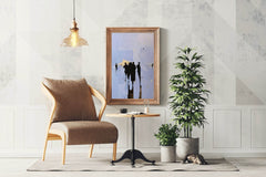 Cityscape Reflections Modern Wall Art - beink online art store