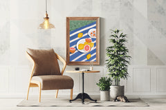 Plate of Lemon And Orange Wall Art