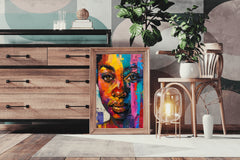 African Woman Wall Art