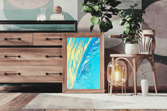 Water Waves Abstract Wall Art