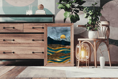 Coastal Dreamscape Modern Wall Art