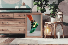 Nike Green Sports Shoes Wall Art