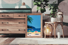 Summer Vibes Modern Wall Art