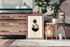 Geometric Circular Shape Abstract Wall Art