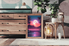 Pink Beach In The Moon - beink online art store
