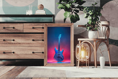 Jazz Electric Guitar Wall Art