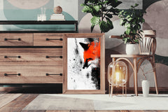 Fox Oil Painting Wall Art