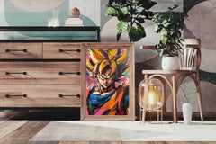 Painting of Goku- The Dragon Ball Series