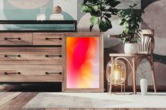 Fire Color Background Abstract Wall Art