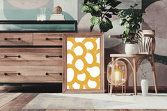 Yellow Contiguous Circles Wall Art