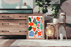 Colorful Floral Painting Art