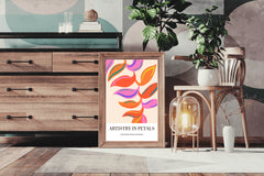 Tropical Leaf Painting Wall Art