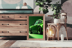 Porsche Carrera Coupe Green Wall Art