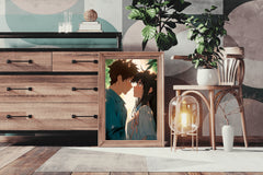 Beautiful Anime couple Wall Art