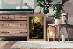 Roaring Liger Animal Wall Art