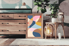 Abstract Colorful Wallpaper Wall Art