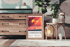 Cosmopolitan Cocktail Wall Art