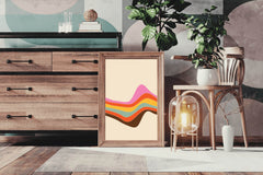 Colored Line Drawing Wall Art - beink online art store