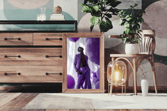 Purple Formal Suit Wall Art