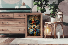 Mickey Noir Wall Art